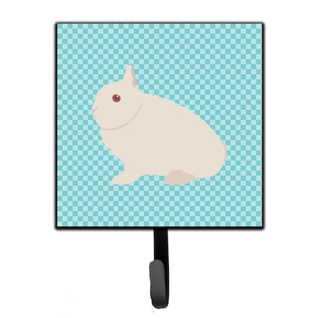 Carolines Treasures Hermelin Rabbit Blue Check Leash or Key Holder BB8138SH4